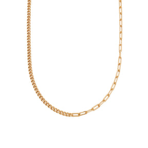 Collier Oya - Doré champagne