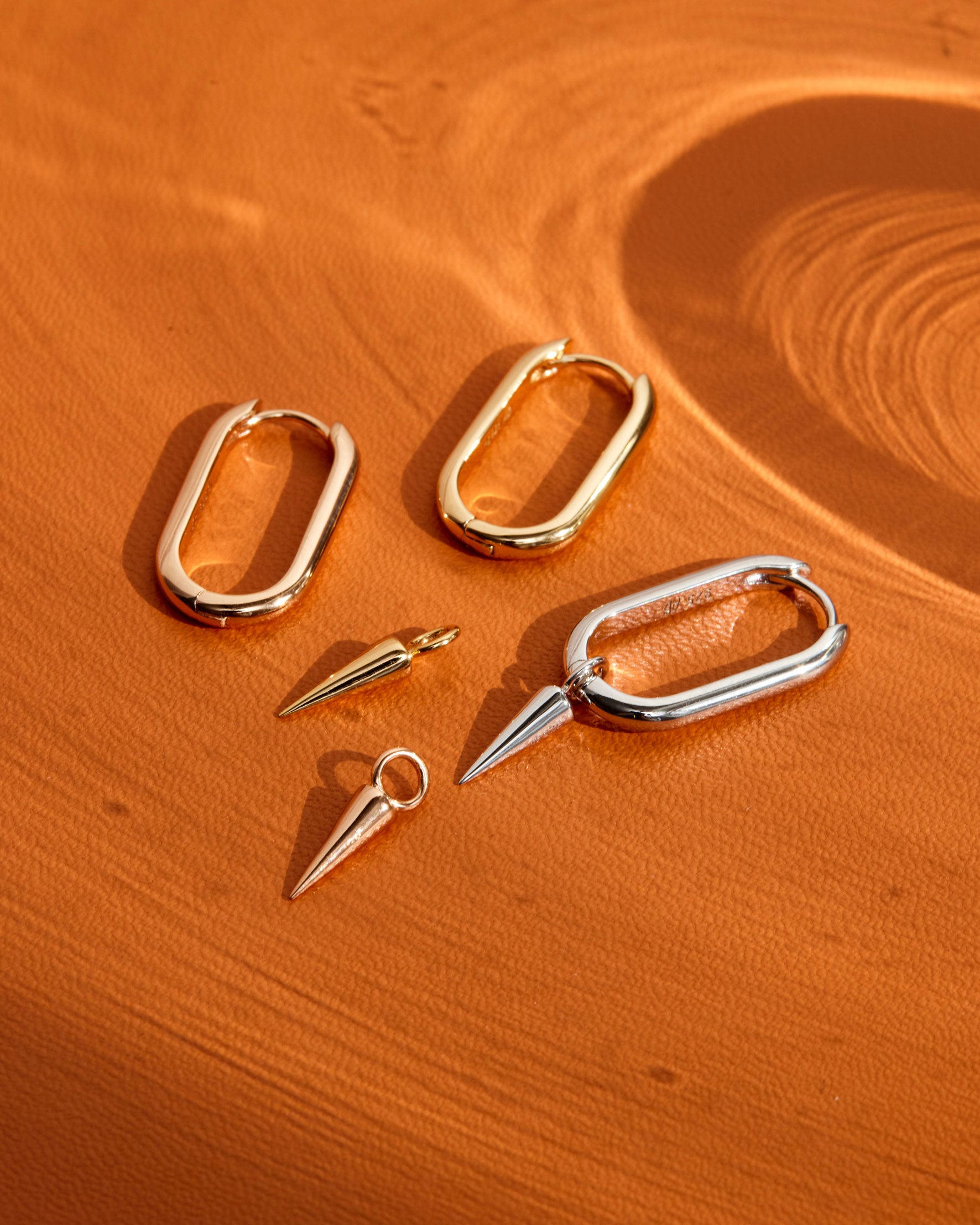 Ohrring Zoé (18.5mm) - Champagnergold (vergoldet)